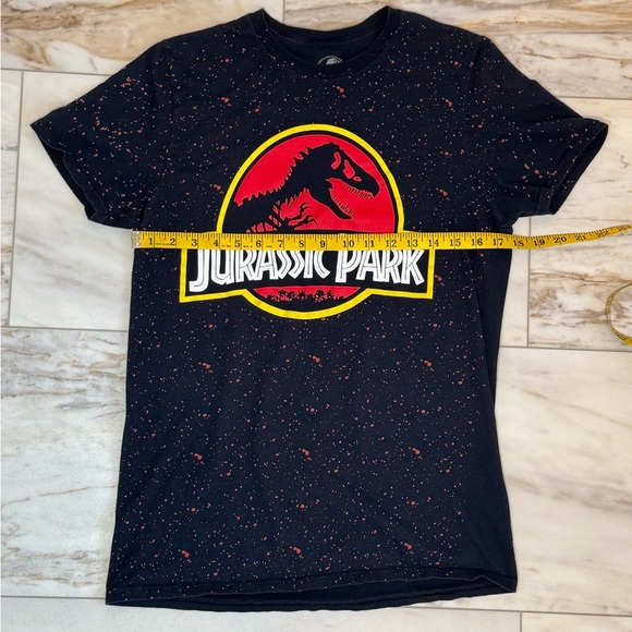 Jurassic Park Logo Speckled Tee - Size Medium - Picture 5 of 6